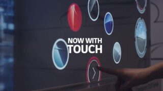 صفحه نمایش لمسی شفاف OLED DX 2020 ال جی