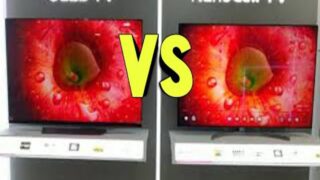مقایسه تصاویر تلوزیون OLED و تلویزیون Nano Cell ال جی