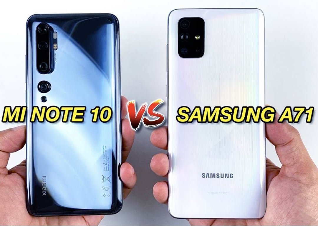 redmi note 10 vs galaxy a71