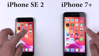 مقایسه تست سرعت گوشی فون SE 2 و آیفون 7 پلاس اپل