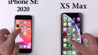 مقایسه تست سرعت گوشی آیفون SE 2 و آیفون XS Max اپل