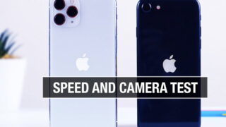تست سرعت مقایسه دوربین گوشی آیفون 11 پرو و آیفون SE 2020 اپل