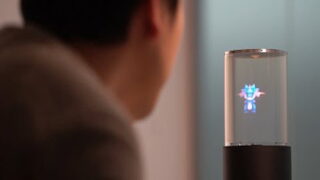 صفحه نمایش شفاف استوانه ای 360 درجه سونی نمایشگر سبک
