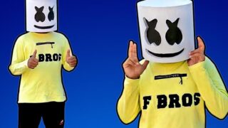 ساخت ماسک دی جی مارشملو Marshmello با مقوا