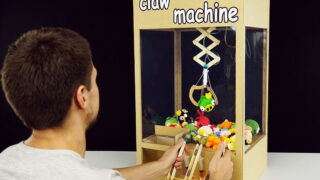 ساخت ماشین اسباب بازی پنجه هیدرولیک مقوا