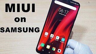 ظاهر گوشی سامسونگ رابط کاربری MIUI 12 شیائومی