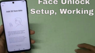تنظیم کار با اسکنر قفل گوشی پوکو M2 پرو شیائومی