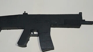 ساخت کارتن مقوایی با تفنگ اسکار FN SCAR