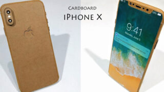 ساخت ماکت گوشی آیفون X اپل با کارتن مقوایی