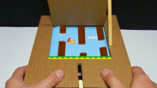 ساخت بازی پو POU در خانه با کارتن مقوایی