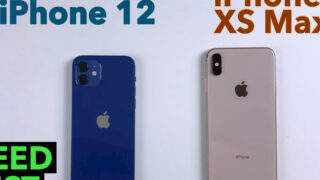 تست سرعت مقایسه اندازه تست مدیریت رم گوشی آیفون 12 و آیفون XS Max