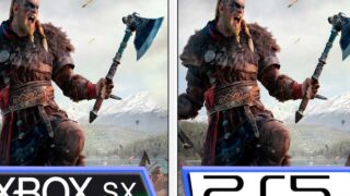 مقایسه گرافیک کیفیت بازی Assassin's Creed: Valhalla ایکس باکس سری X PS5