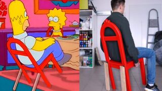 ساخت تست صندلی برگرفته سریال سیمپسون