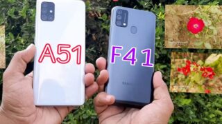 تست مقایسه کیفیت دوربین گوشی گلکسی F41 و گلکسی A51 سامسونگ