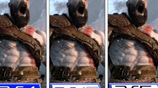 مقایسه گرافیک کیفیت بازی God of War کنسول PS5 PS4