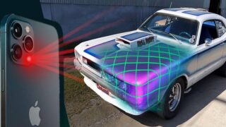 نسخه نمایشی LiDAR Scanner آیفون 12 پرو اپل اسکن سه بعدی