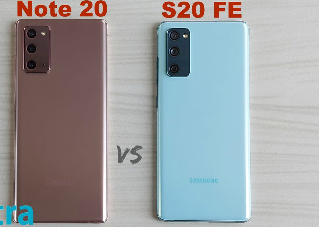 s20 fe vs note 20 ultra