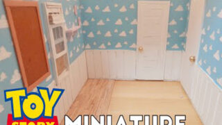 ساخت اتاق مینیاتور کوچک شبیه اسباب بازی