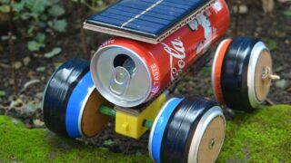 ساخت انرژی خورشیدی با ماشین اسباب بازی