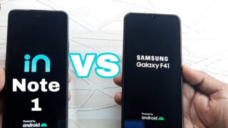 مقایسه تست سرعت گوشی میکرومکس in Note 1 و گلکسی F41 سامسونگ
