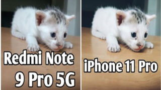 تست مقایسه دوربین گوشی ردمی نوت 9 پرو 5G و آیفون 11 پرو