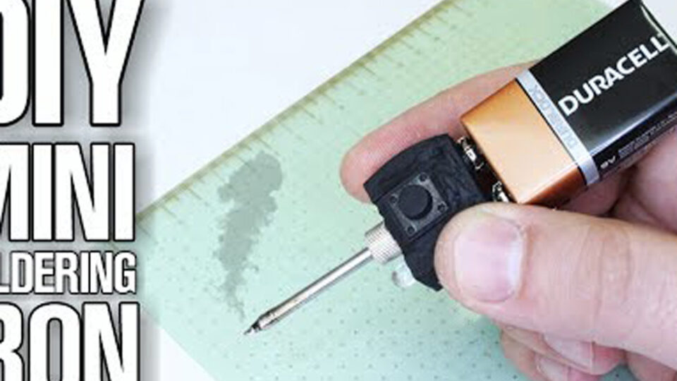 نحوه ساخت یک هویه لحیم کاری کوچک با وسایلی ساده