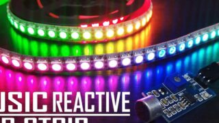 رقص نور RGB LED موزیکال در خانه تهیه