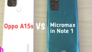 تست سرعت مقایسه دوربین گوشی اوپو A15s و میکرومکس in Note 1