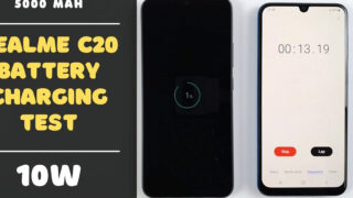 تست شارژ باتری گوشی ریلمی C20 0٪ 100٪