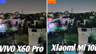 تست مقایسه دوربین گوشی ویوو X60 پرو و 10i شیائومی