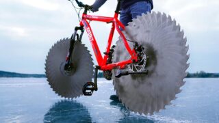 ساخت دوچرخه دوچرخه سواری برف یخ