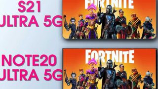 تست سرعت مقایسه گوشی گلکسی S21 اولترا 5G و نوت 20 اولترا 5G