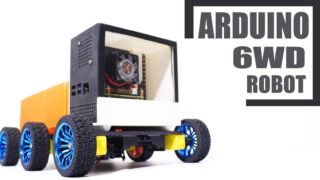 ساخت ربات آردوینو 6 چرخ در خانه