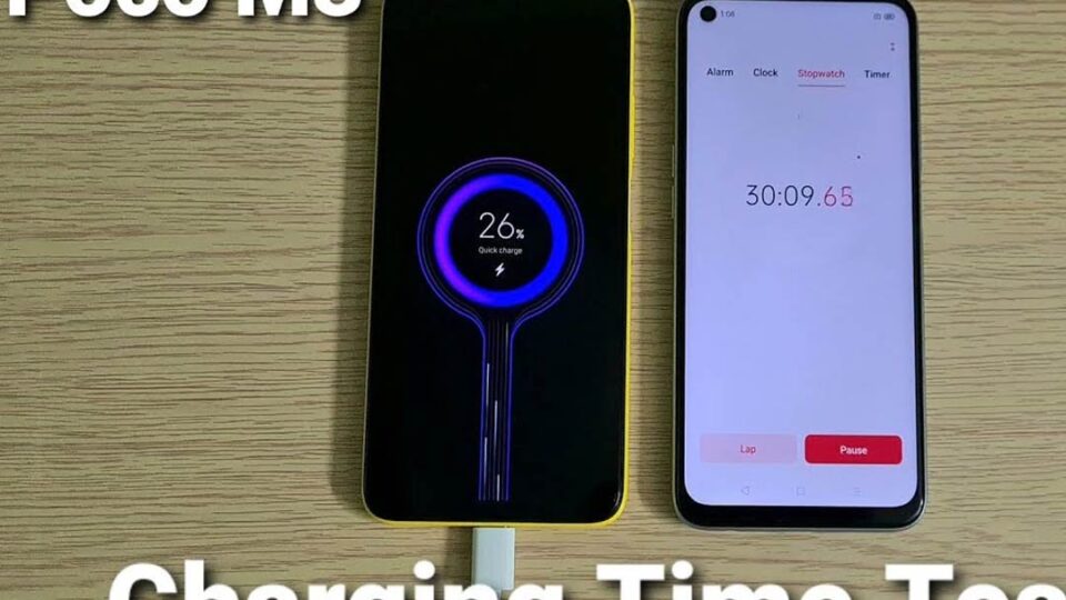 تست زمان شارژ شدن باتری گوشی پوکو M3 شیائومی با باتری 6 هزار میلی آمپری