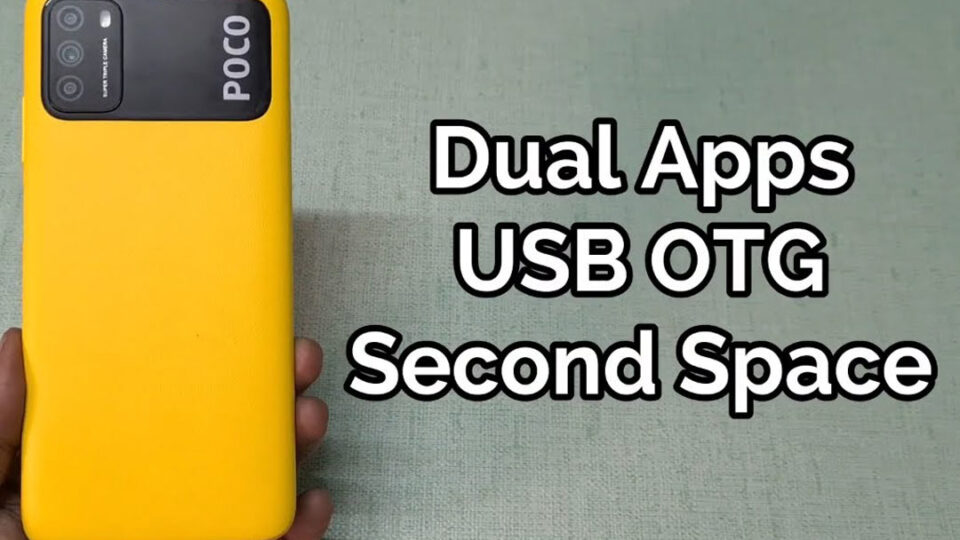 تست برنامه های دوتایی و اتصال USB OTG در گوشی پوکو M3 شیائومی