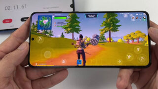 تست بازی فورتنایت گوشی گلکسی S21 پلاس 5G