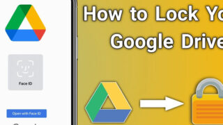 حساب Google Drive iOS آیفون قفل