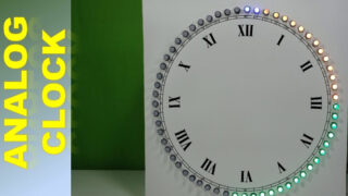 ساخت ساعت آنالوگ با چراغ LED