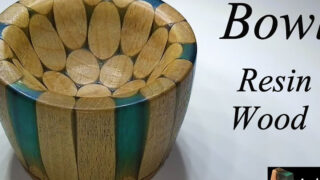 ساخت رزین اپوکسی چوب با کاسه تزیئی