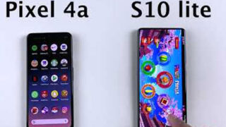 مقایسه تست سرعت گوشی گوگل پیکسل 4a 5G و گلکسی S10 لایت سامسونگ