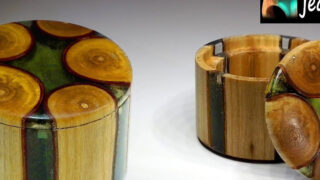 ساخت رزین اپوکسی چوب با جعبه مخفی