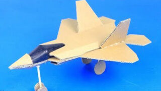 ساخت کارتن مقوایی با ماکت هواپیمای F-15