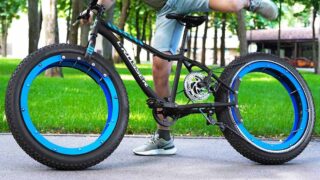 ساخت چرخ نامرئی با دوچرخه
