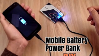 ساخت باتری تلفن همراه قدیمی با پاور بانک