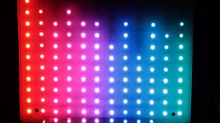 ساخت موسیقی با لامپ ال ای دی RGB VU Meter رقص نور