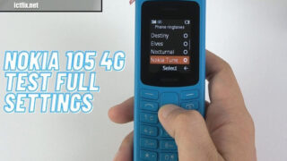 تست تنظیمات گوشی نوکیا 105 4G