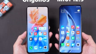 مقایسه افکت انیمیشنی رابط کاربری OriginOS و MIUI125