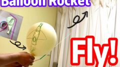 طرز تهیه یک موشک بالونی، یک کاردستی بسیار جالب و زیبا