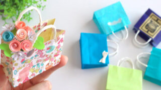 کاردستی کمک اوریگامی کیف کاردستی کاغذی کوچک