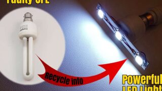 لامپ ضایعاتی CFL چراغ ال ای دی تبدیل